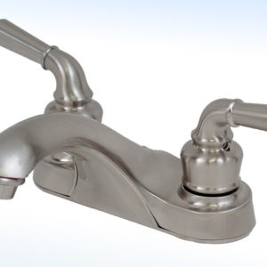 MEZCLADORA PARA LAVABO 4” CIERRE DE 90°