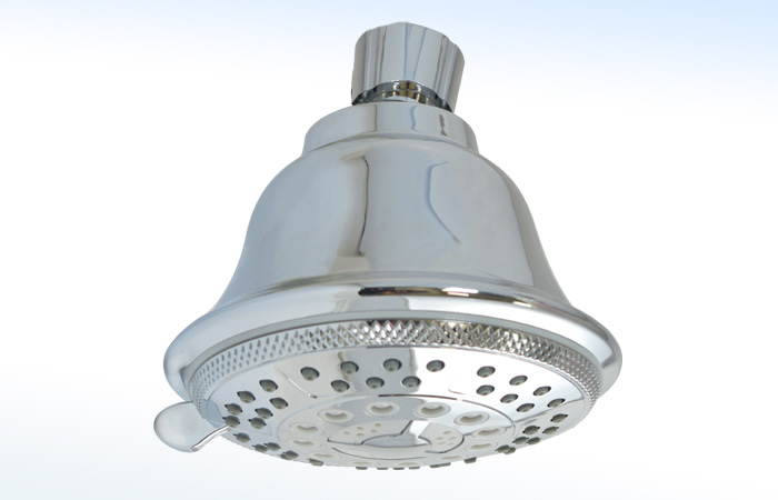 REGADERA REDONDA DE 3.8"Ø CON 5 FUNCIONES SIN BRAZO