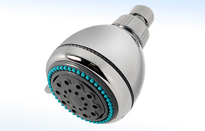 REGADERA REDONDA DE 3" Ø CON 5 FUNCIONES SIN BRAZO