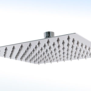 REGADERA ULTRA DELGADA CUADRADA DE 10” X 10“ SIN BRAZO