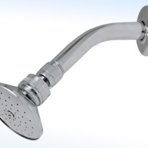 REGADERA REDONDA DE 3 1/8”Ø CON BRAZO Y CHAPETÓN