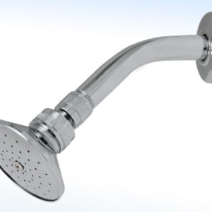 REGADERA REDONDA DE 3 1/8”Ø CON BRAZO Y CHAPETÓN DISPOSITIVO AHORRADOR