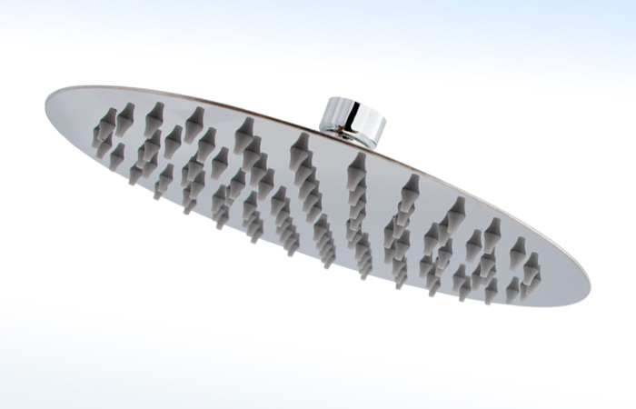 REGADERA ULTRA DELGADA REDONDA DE 8ӯ SIN BRAZO