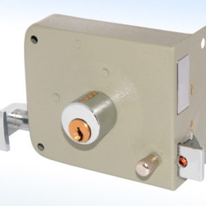 CERRADURA DE SOBREPONER TIPO PARCHE C/LLAVE LADO DERECHO