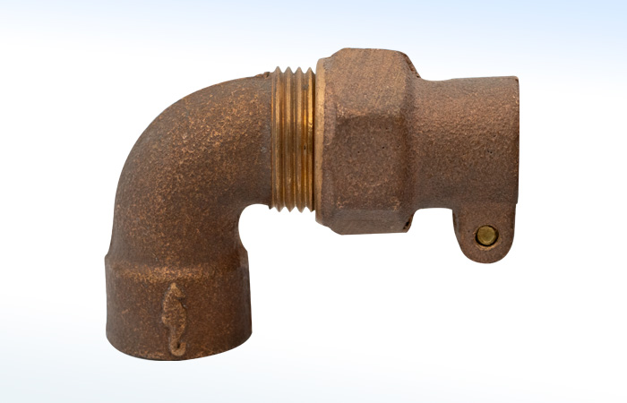 CODO COM/FIERRO-COBRE O POLIET.13MM C/TUERCA ABRAZADERA