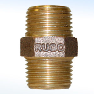 NIPLE 1/2 X 1/2 EN BRONCE