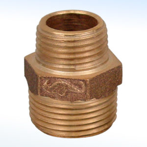 CONEXION REDUCIDA EN BRONCE 3/4" X 1/2" ROSCA EXT.NPT