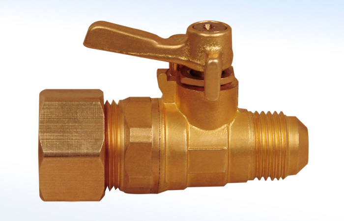 VALV.PASO P/COBRE 1/2 COMP X 3/8 FLARE