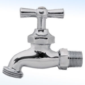 LLAVE MANGUERA GRANDE CROMADA