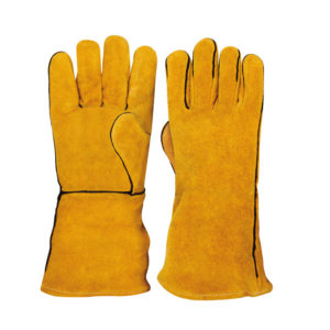 Guante de carnaza para soldador