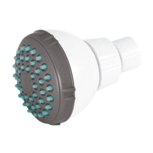 Regadera ABS 2 1/2" antisarro blanca - AK