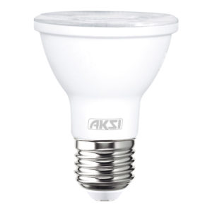 Foco LED PAR 20 6W luz calida, caja color