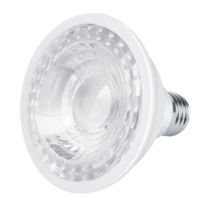 Foco LED PAR 38 20W luz blanca, caja color