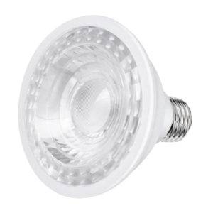 Foco LED PAR 38 20W luz calida, caja color