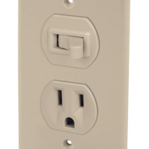 Interruptor de palanca y contacto con placa de baquelita