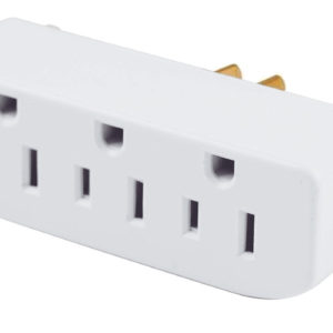 Multicontacto triple aterrizado