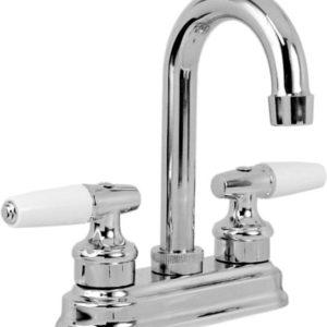 Mezcladora lavabo de bronce tipo bar maneral palanca 1/4 de vuelta cromada 21031 Fontanery