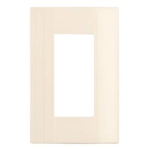 Placa para contacto duplex marfil Montana