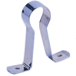 Soporte central para tubo redondo cromado sin tornillo Handy Home