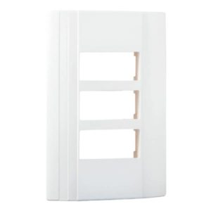 Placa 3 ventanas blanco Montana