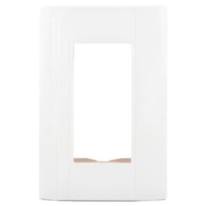 Placa para contacto duplex blanco Montana