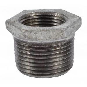 Reduccion bushing galvanizado 019 x 013mm 3/4" x 1/2" standard