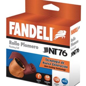 Rollo lija plomero NT76 120 5 mts Fandeli