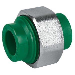 Tuerca union PPR con metal 1" x 1" Iusaplus/Aquaplas