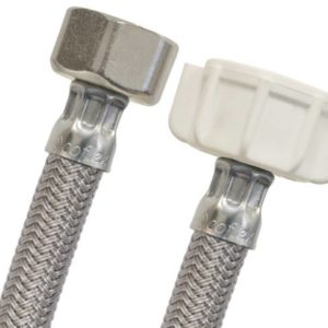 Manguera para sanitario vinil gris 1/2" x 7/8" 035cm VSE35 Coflex