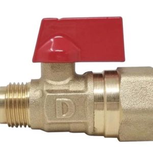 Valvula control para gas 013 x 010mm 1/2" x 3/8" t/barril dica