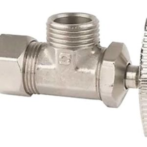 Valvula control angular 1/2" x 1/2" laton barril VAC13C Nacobre