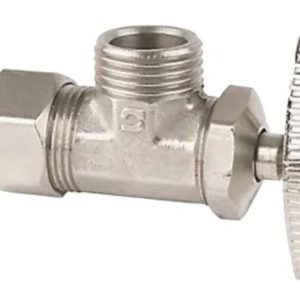 Valvula control angular 1/2" x 1/2" laton VAC13H13C Nacobre