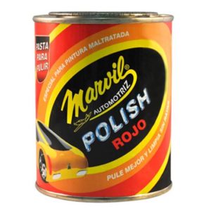 Pasta roja para pulir pintura muy dañada 300g marvil