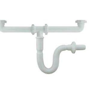 Salida central para fregadero con trampa PVC 2239 Fama