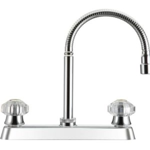 Mezcladora fregadero zinc tipo flexible maneral acril cromada MFVZF003 Vianti