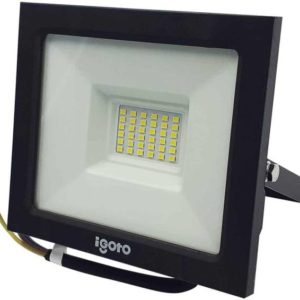 Reflector LED ultradelgado 30w LDD negro REF030 Igoto