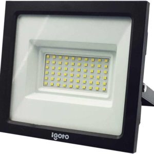 Reflector LED ultradelgado 50w LDD negro REF050 Igoto