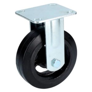 Rodaja hule 6" placa fija con rin de acero Surtek