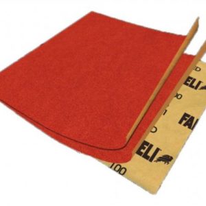 Lija naranja economica para madera K-61 mediano 9" x 11" con 50 pz Fandeli