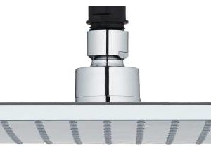 Regadera sin brazo cuadrada 08" plastica cromada REGPV8 Vianti