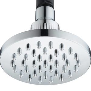 Regadera sin brazo redonda 04" plastica cromada antisarro REGPV4 Vianti