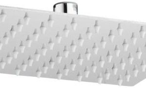 Regadera sin brazo cuadrada 08" acero inoxidable cromada REGSSV8C Vianti