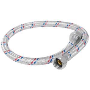 Manguera para sanitario de aluminio 1/2" x 7/8" 035cm Sanitario de127835 Vianti