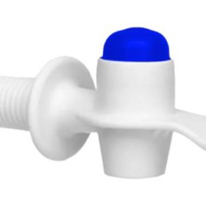 Valvula dispensadora de agua boton macho 3/4" azul BTN2 Tricorp