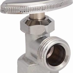 Valvula control angular 1/2" x 1/2" laton economica 3401SCE Dica