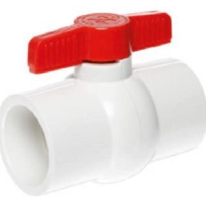 Valvula esfera roscable 013mm 1/2" PVC Vianti