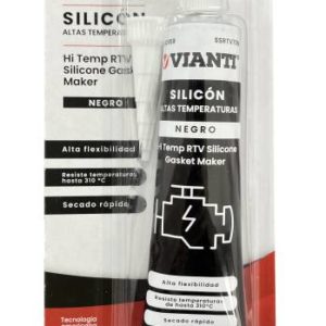 Silicon alta temperatura RTV blister 070gr negro Vianti