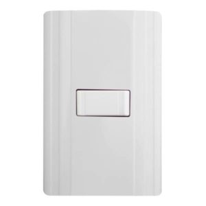 Placa 1 ventana con apagador escalera blanco CORSA Montana