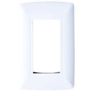 Placa 3 ventanas blanco Vianti