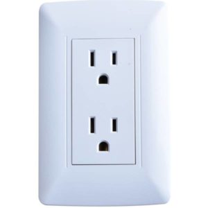 Placa con contacto duplex 2p+t blanco Vianti